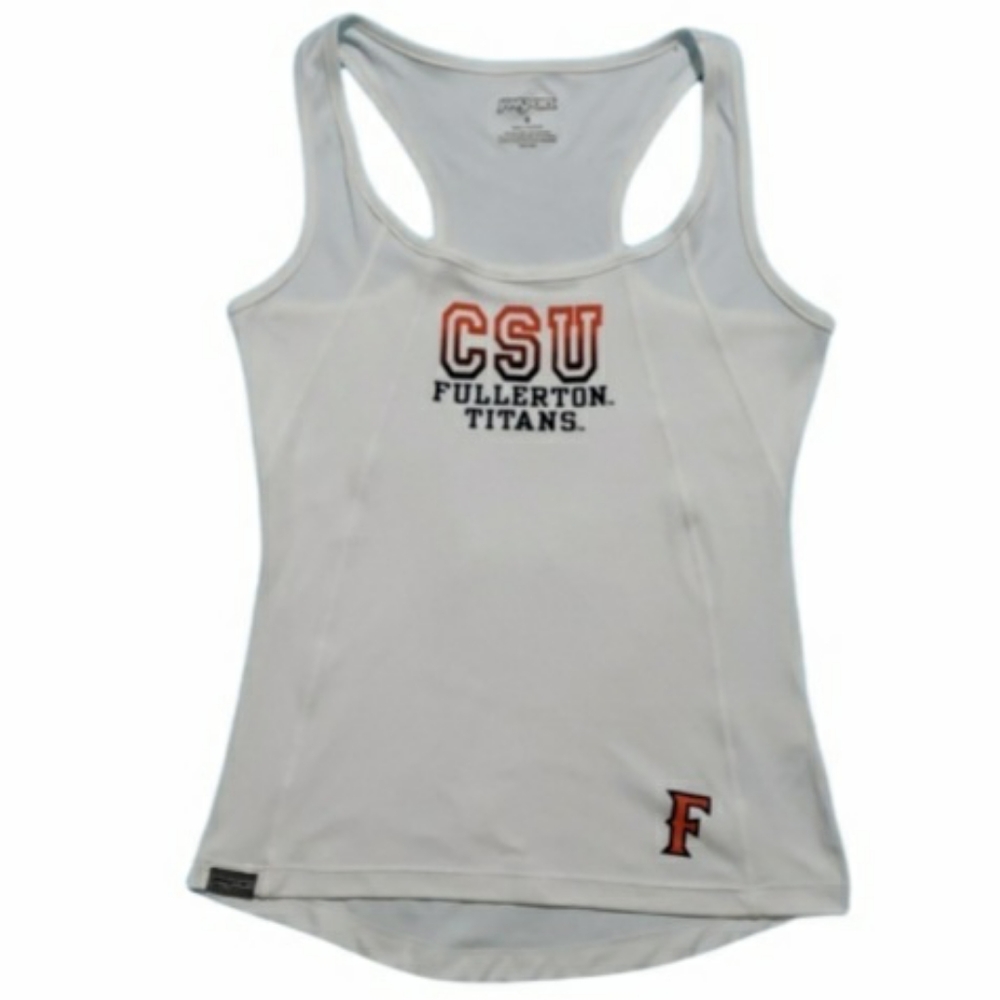 CSU Fullerton Titans Tank Top Women's Size Small | Jansport College White